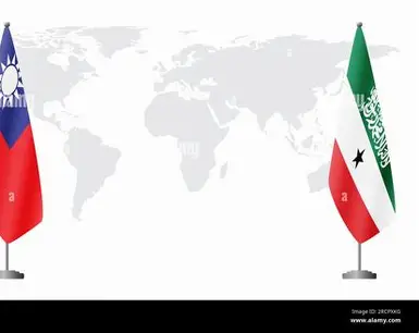 Somaliland-Taiwan-Flags