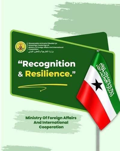 Why New Governments Must Stop Recycling Old Power Elites . 1 Somaliland Flag with this year's 35th Anniversary of independence in search of international recognition motto: Recognition & Resilience