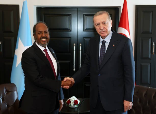 Presidents Erdogan (Turkey) and Hassan (Somalia)