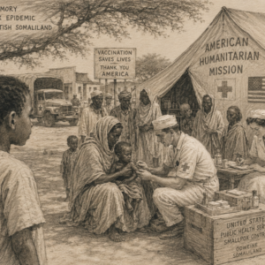 Small box epidemic in British Somaliland in the 50;s