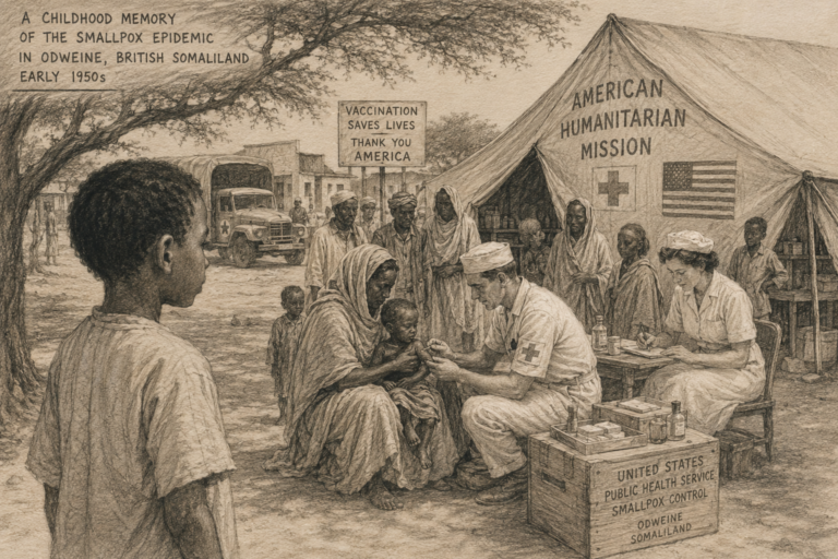 Small box epidemic in British Somaliland in the 50;s